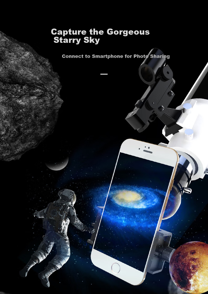 Xingtelang 90EQPro Large-Aperture High-Definition High-Magnification Professional Moon-Gazing Landscape Astronomical Telescope for Deep Space Exploration And Jupiter Viewing 30
