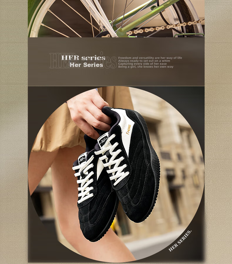 361° Sports Flat Shoes 2 Spring Summer Miu Series Women's Thin Sole T-Strap Derby Casual Sneakers 682626710F-5 5