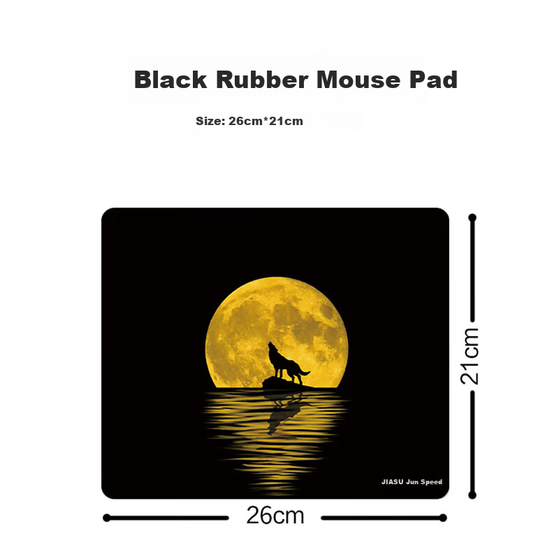 Jiasu Office Mouse Pad, Gaming Mouse Pad, Comfortable And Durable Mouse Pad, 26*21cm 1