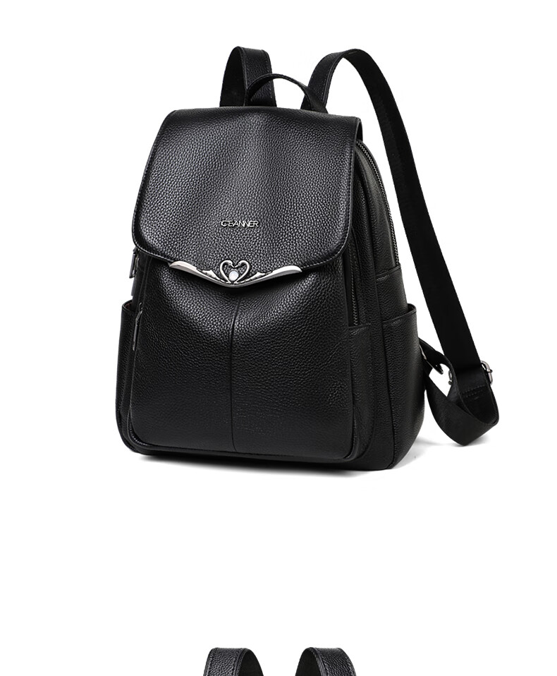 C.BANNER Leather Backpack for Women, Large Capacity Versatile Portable Commuter Bag, Brand Birthday Gift for Girlfriend on May 20 3