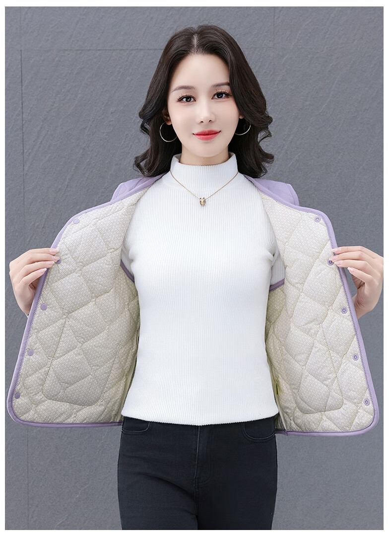 Woodpecker Women's Wool Vest Outerwear 2025 Autumn Winter New Lightweight Thickened Warm Vest for Moms Black XL 9