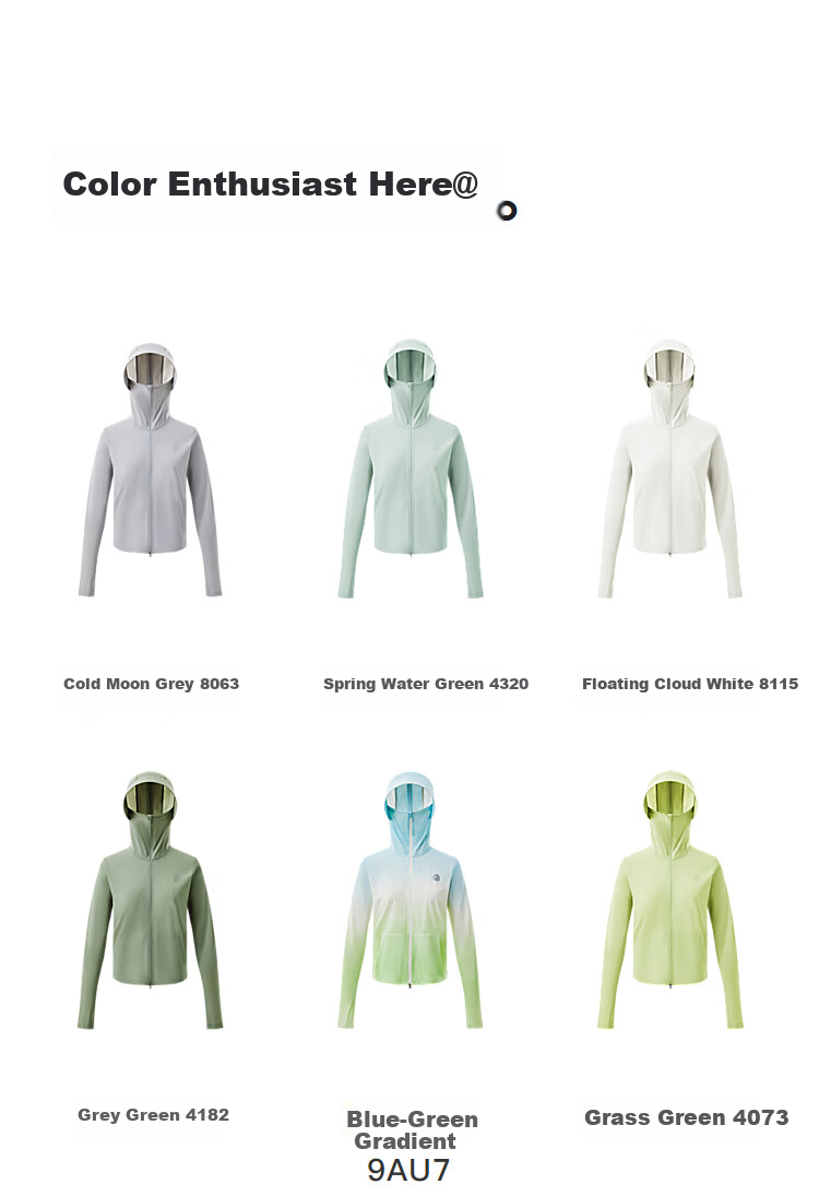 BOSIDENG Summer National Standard Sun Protection Clothing for Women, Short UV-Resistant Breathable Slim-Fit Lightweight Jacket UPF100 32