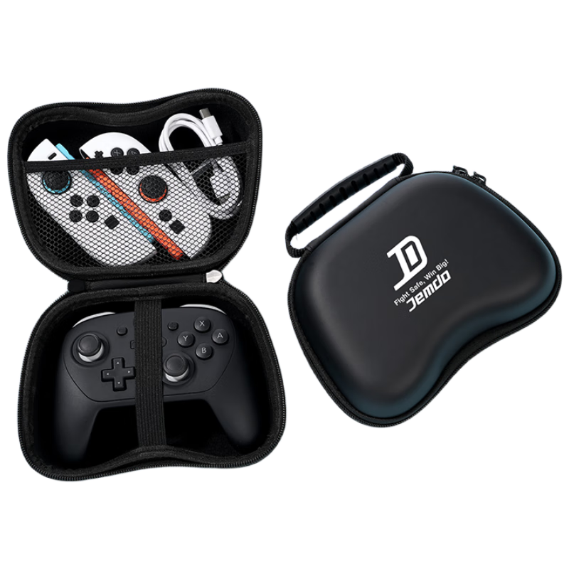 Jemdo Universal Game Controller Case for PS5/PS4/Xbox/Switch Pro2, Hard Shell Protective Cover with Anti-Drop Design, Black