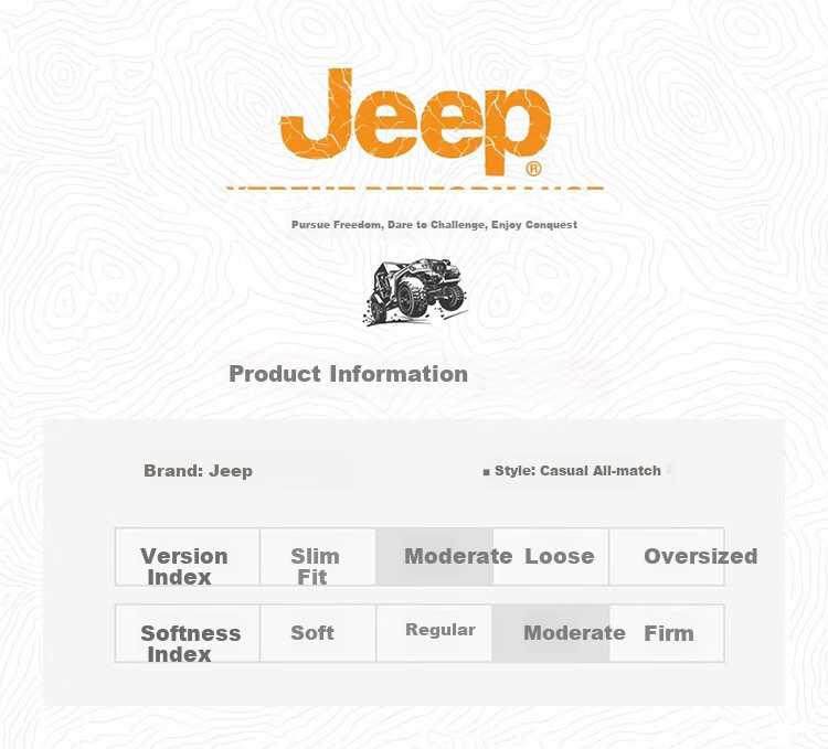 JEEP Men's Sweatshirt, Spring And Autumn Heavyweight Polo Collar Long Sleeve Casual Top, Black, 3XL 4