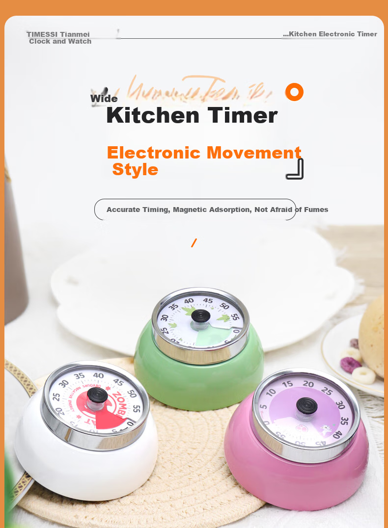 Timess Visual Timer, Kitchen Cooking Multifunctional Timer, Time Management Tool, Children's Dopamine, Back-To Season Gift 1
