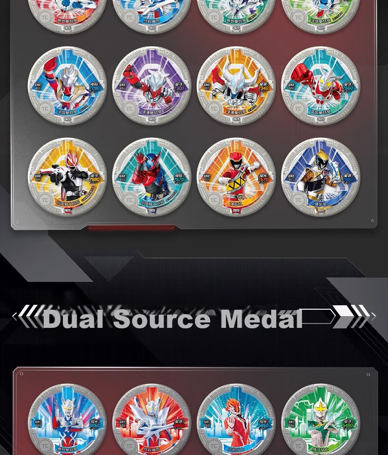 Kayou Ultraman Card Album Storage Book Four-Grid Card Pages Loose-Leaf Small Card Official Collection Album 9