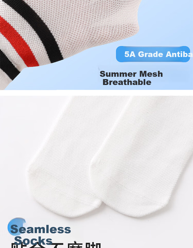 BOBDOG Girls' Knee-High Socks, Student Over-Knee Mesh Socks, Children's Socks for Spring, Autumn And Summer, Baby Girl Calf Socks 4