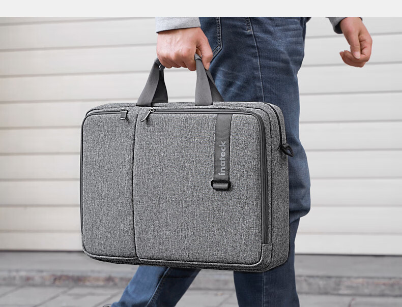 Inateck 13.3-inch Laptop Shoulder Bag Briefcase Water-Resistant Shockproof for Lenovo Asus Dell Black 8