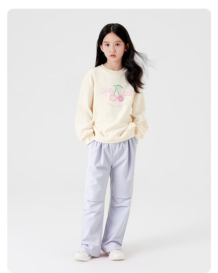 BALABALA Balaone Girls' Long Pants, Children's Trousers, Autumn Moisture-Wicking Paratrooper Pants, 208325108007 7