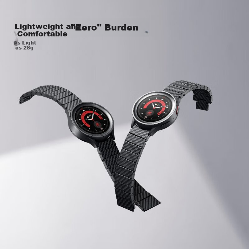 Ремешок PITAKA из углеродного волокна для Samsung Galaxy Watch 7/6/5/4, модный, бизнес-стиль, легкий, удобный, с магнитной застежкой