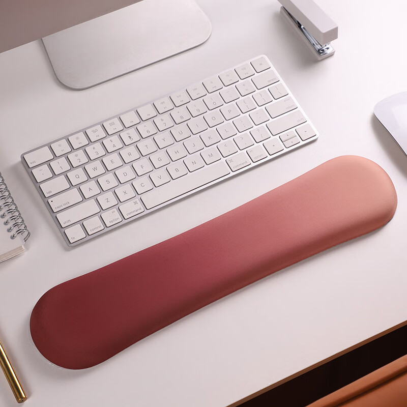 Cat Box Candy Color Wrist Rest Mouse Pad Office Keyboard Wrist Support Cute High-Value Mouse Pad - Wine Red Keyboard Wrist Rest
