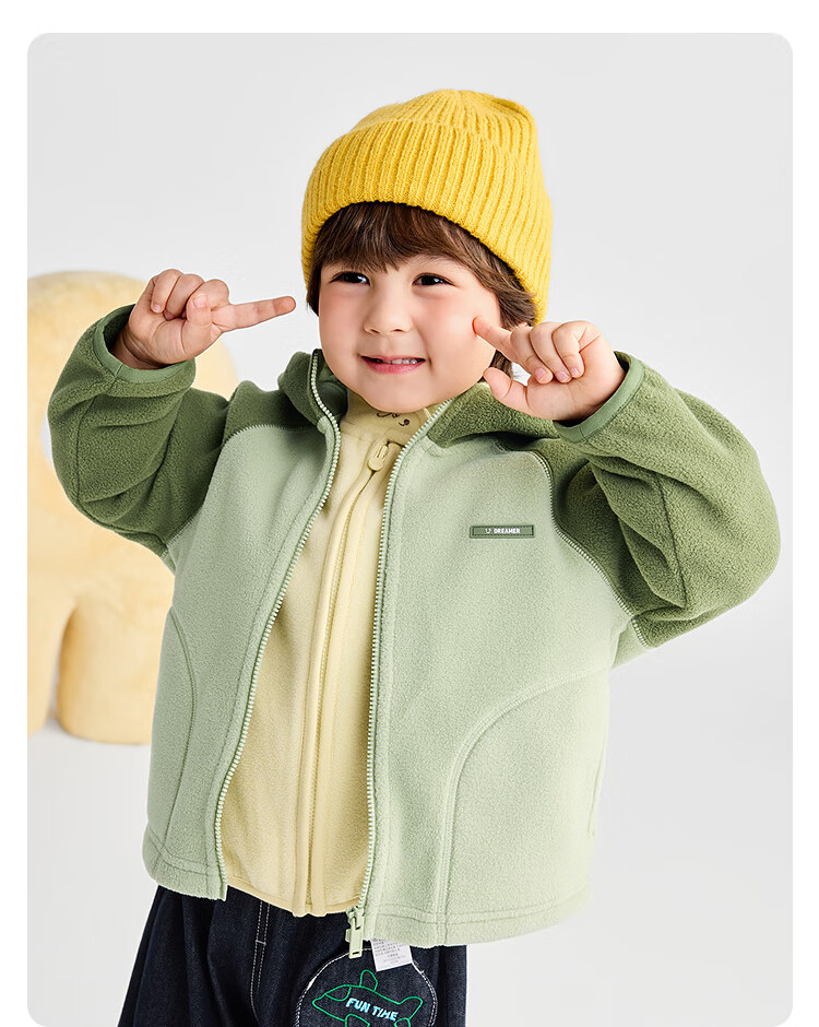 BALABALA Kids Fleece Jacket Boys Girls Winter 2025 Mall Edition 202425105201 6