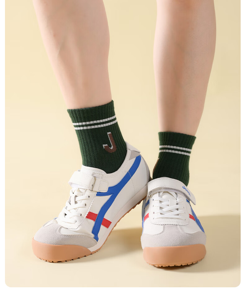 Jeep Kids Boys Winter Thickened 100% Cotton Warm Breathable Antibacterial Odor-Resistant Youth Mid-Calf Socks Age 10 3