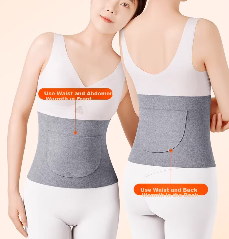 Jiashigao Heating Waist Belt, Warming Abdomen And Lower Back, Menstrual Period Warmth, Hot Compress Waistband, German Velvet Insulatio 10