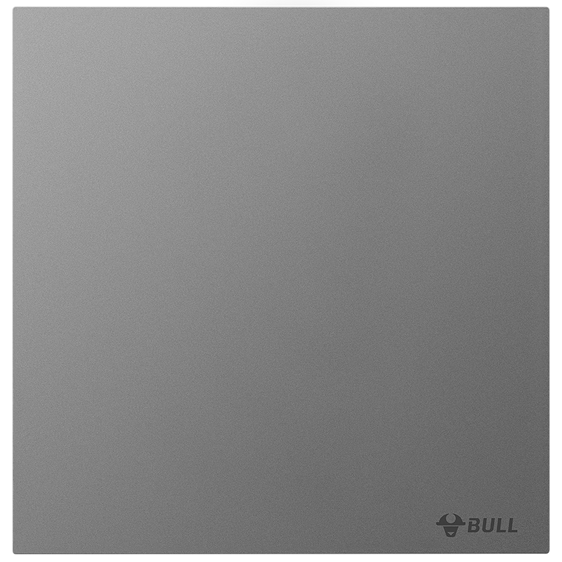 BULL Switch Socket G57 Butterfly Ultra-Thin Series Single-Pole Switch Large Panel Switch G57K111 Distant Mountain Gray