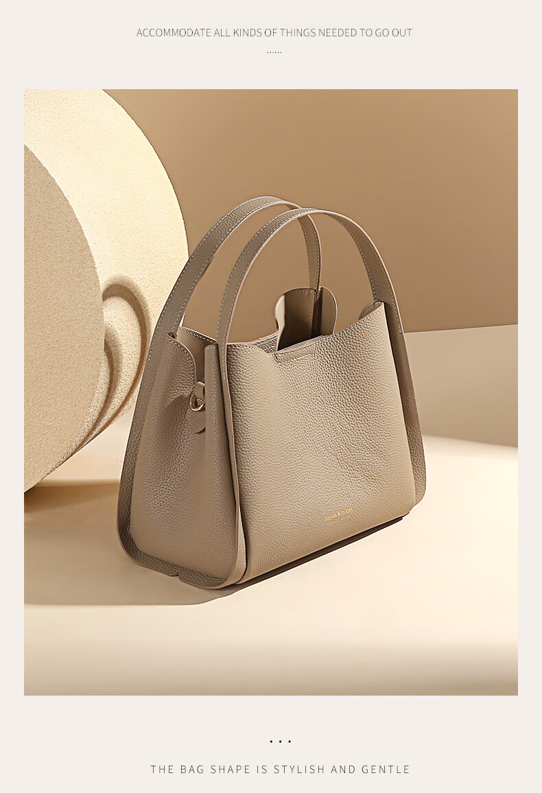 TUCANO Women's Bag 2026 New Bucket Style First Layer Cowhide Luxury Handheld Crossbody Shoulder Bag Birthday Gift for Women 11