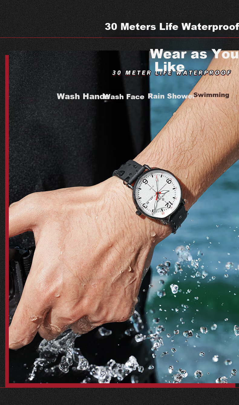 GEORGCOUNT Watch for Men, 2025 New Model, Specially Designed for Middle And High School Students' Exams, Suitable for Top Students, Civil Servants, Postgraduate Entrance Exams, Quiet Operatio 9