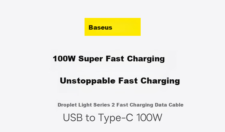 BASEUS Type-C Data Cable, 6A Charging Cord, 100W/88W Super Fast Charging, USB-C Car Charger, Suitable for Huawei Pura80/Mate70pro, Honor, Xiaomi Phones And Tablets, 5A Cable 4