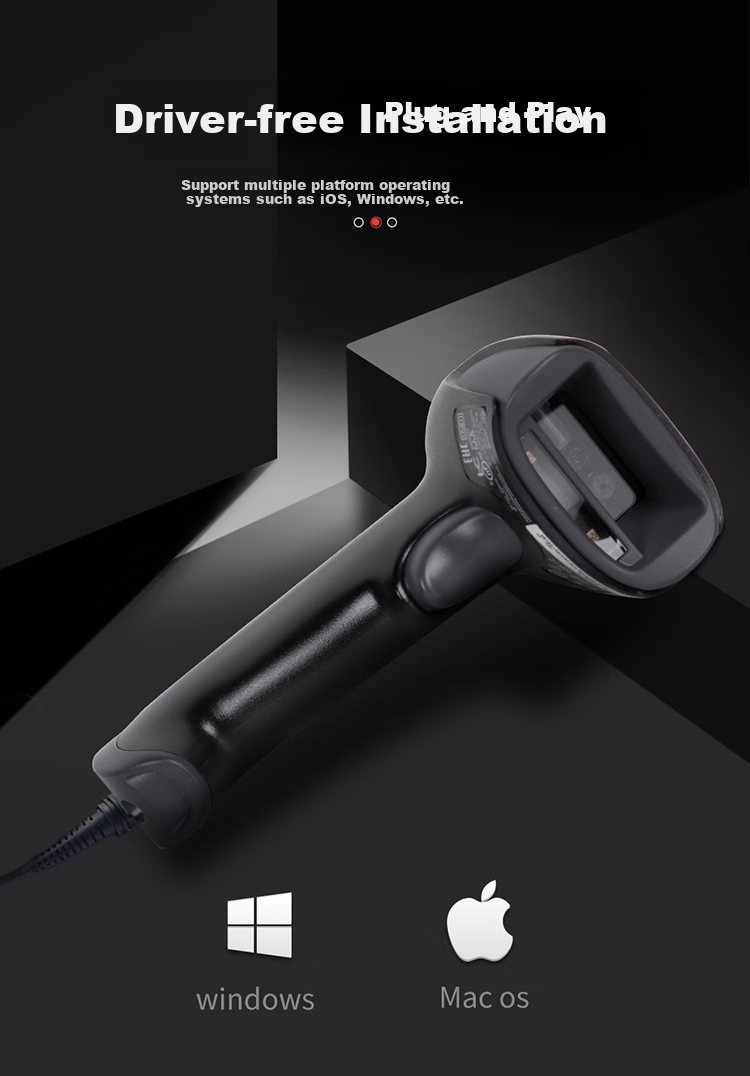 Honeywell Wired Barcode Scanner, Barcode Gun, Barcode Scanner, QR Code Scanner, Can Scan Electronic Screens, Express Delivery And Supermarket Barcode Scanner, 1470G Black 3