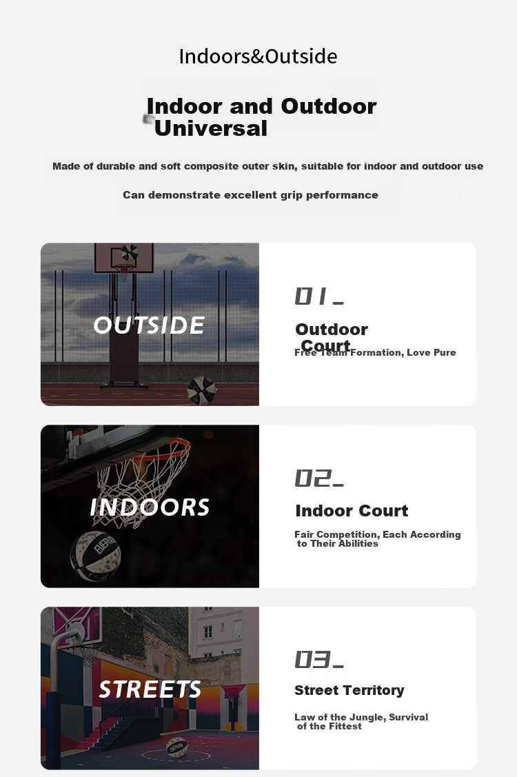 EVERVON Basketball, Adult Competition Training, Indoor And Outdoor Use, Wear-Resistant, Size 7 Non-Slip PU Basketball, EBP7-012 5