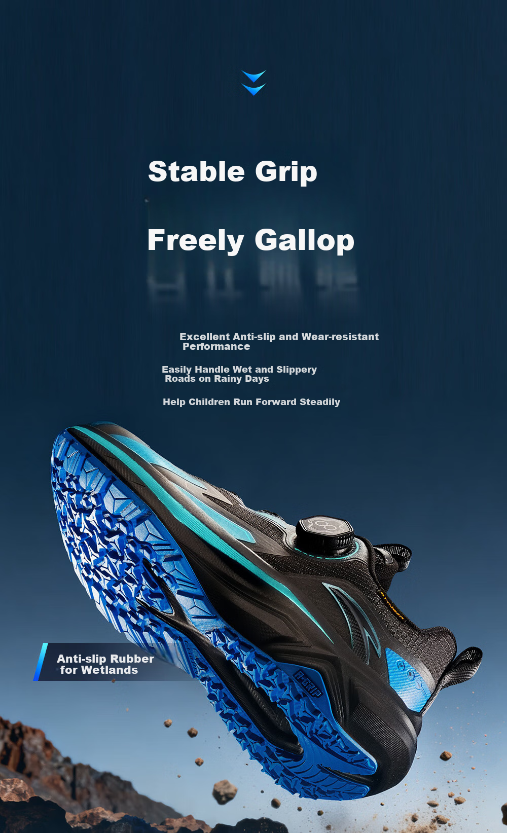 ANTA Children's Running Shoes for Boys, Autumn And Winter Flying Shield Sports Running Shoes, Student Sneakers A12545503 7