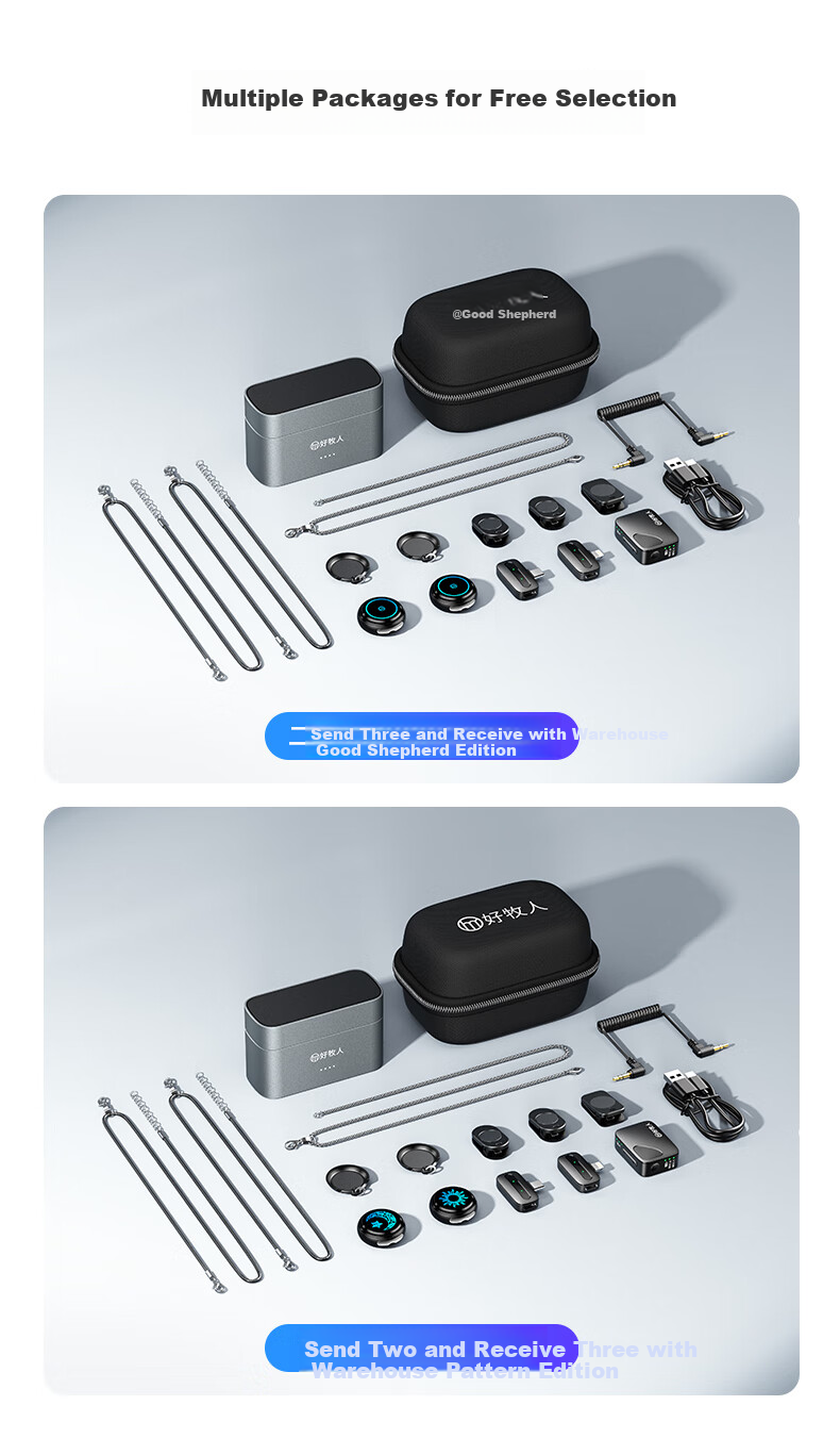 Haomuren Wireless Lavalier Microphone M9, Live Streaming Equipment for Streamers, TikTok Karaoke Interview Recording Microphone, Outdoor Professional Noise-Cancelling Mic, Button Microphone for Short Video Vlog 16