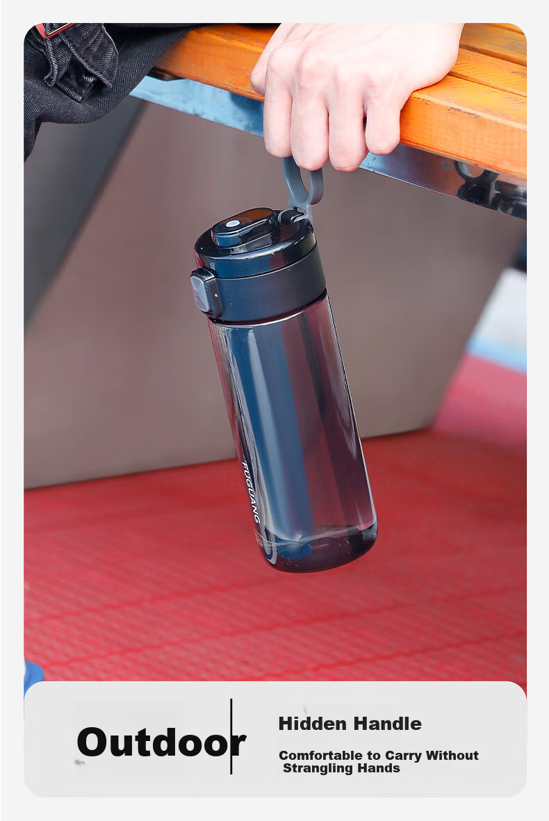 Fuguang Tritan Plastic Cup Sports Water Bottle for Men Women Students Portable Outdoor Water Bottle Shatterproof Large Capacity Summer Tumbler 9