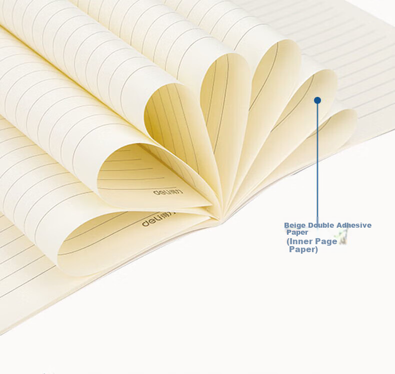 Deli 4 Notebooks, 16K/96 Pages, Xingzao Mengxing Series, Notebook, Journal, Soft Copy Book, Glue-Bound Notebook, T1696 7