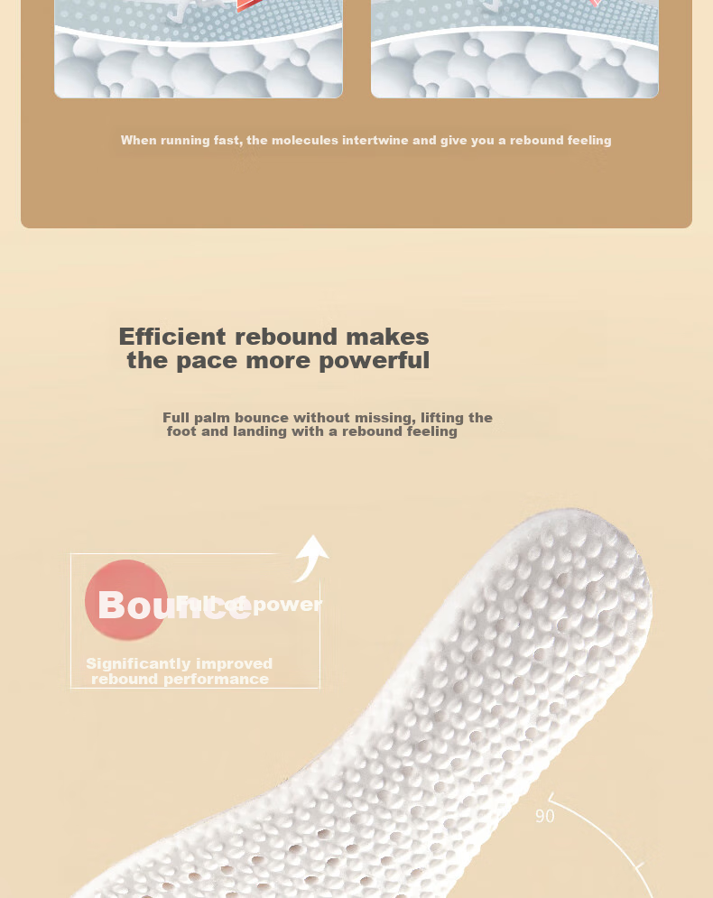 RENBEN 2 Pairs Warm Fleece-Lined Sports Insoles for Men And Women, Winter Cotton Cold-Proof 6019R Gray Size 39-40 9