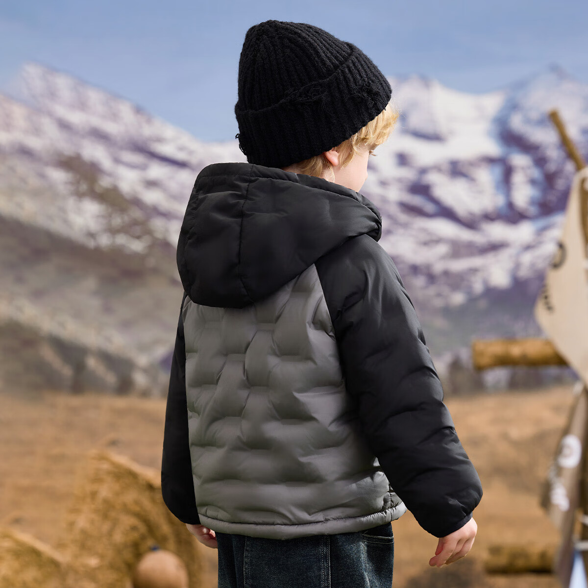 ASK JUNIOR [Canada Goose Down] [Stormproof Waterproof] Boys' Lightweight Down Jacket Winter Outdoor Coat
