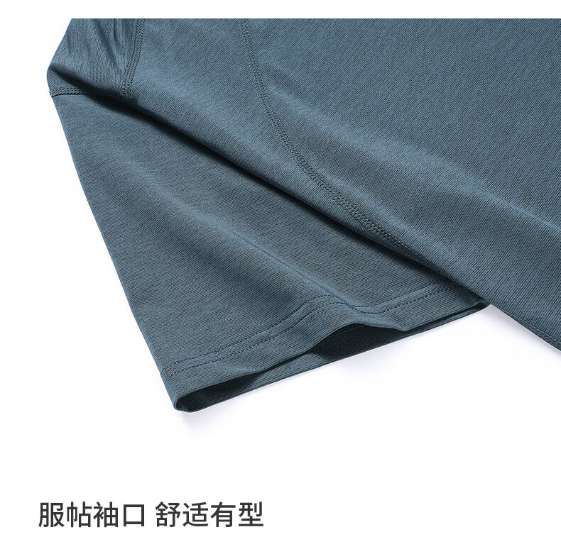Miiow Men's Short Sleeve T-Shirt Summer Casual Quick-Dry Breathable Round Neck Ice Silk Stretch Sports Top Dark Gray 2XL 5