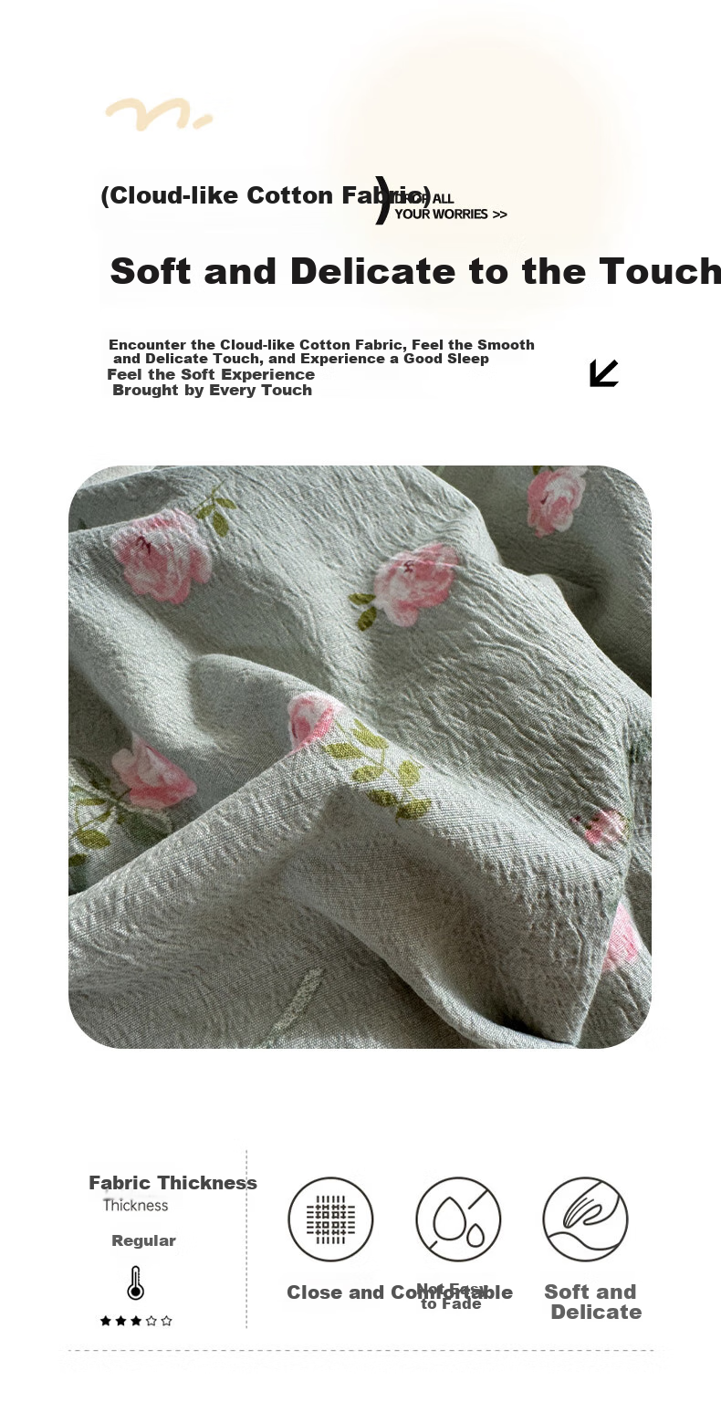 Hodo Class A Double-Layer Gauze Duvet Cover, Single Piece, Thickened, for Home Use, Double Bed Sheet, Skin-Friendly, for Sleeping Naked, 200*230cm, Semi-Sheer 4