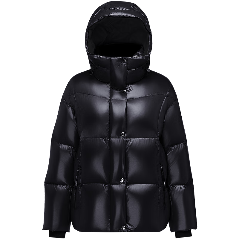 BOSIDENG Off-Season Puff Down Jacket Women's Winter Thickened Goose Down Hooded Loose Short Fashion Warm Coat