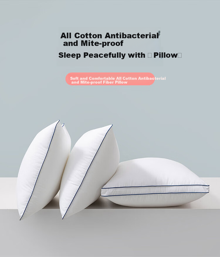 LOVO Luolai Home Textiles Double Pillow Set for Couples And Students' Dormitory, 47*73cm 1