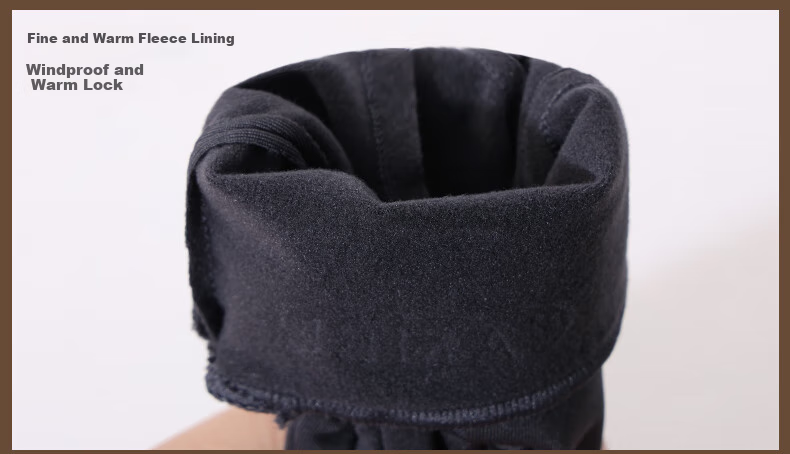 CAMEL Touchscreen Gloves for Men, Non-Slip, Fleece-Lined, Warm, Outdoor Sports Thin Gloves, Winter Women's A1W3GZ103 Ink Black L 10