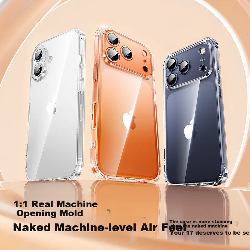 Чехол для Apple iPhone 17 Pro Max Shanmo, противоударный, с защитой от пожелтения, ультратонкий, прозрачный, унисекс