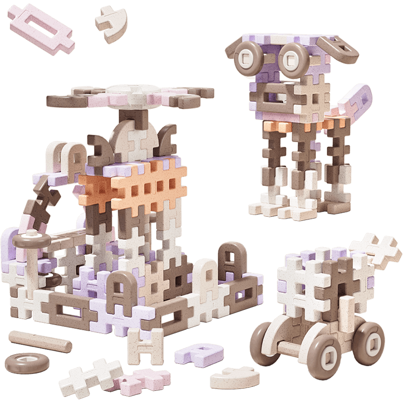 Niuqi Large Building Blocks Toy 3-6 Years Old 3D Creative Multi-Dimensional Soft Blocks Early Education Educational Gift