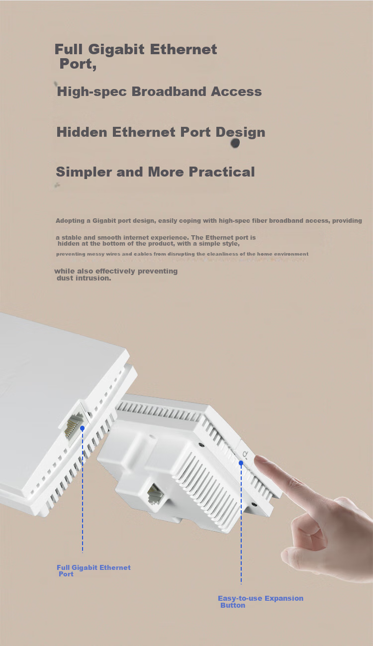 TP-LINK AX3000 Wi-Fi6 Panel AP for Large Homes, Whole-House Wireless Mesh Networking, PoE Power Supply, AC Management, TL-XAP3000GI Easy Expansion Versio 4