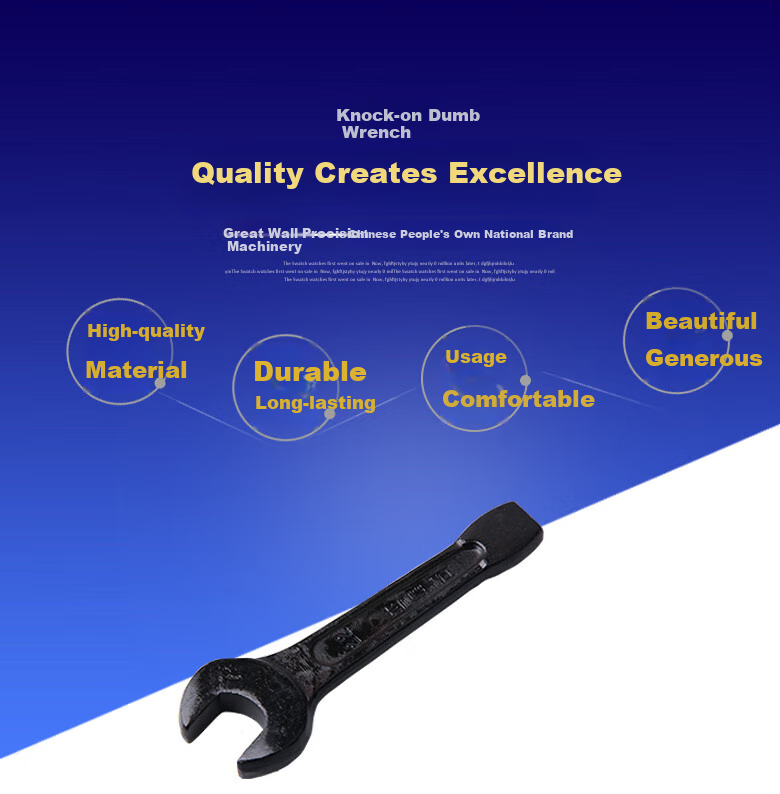 Zhangchengjinggong Heavy-Duty Single-Head Impact Wrench, Can Be Used for Striking And Heavy-Duty Wrenches, Auto Repair Tool, 95mm, 314595 1