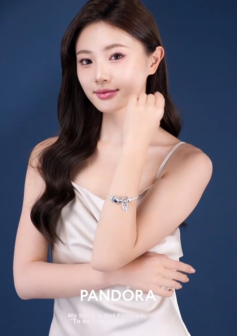 Pandora Dreamy Blue Bracelet Set, Exquisite High-End Design Birthday Gift for Girlfriend 1