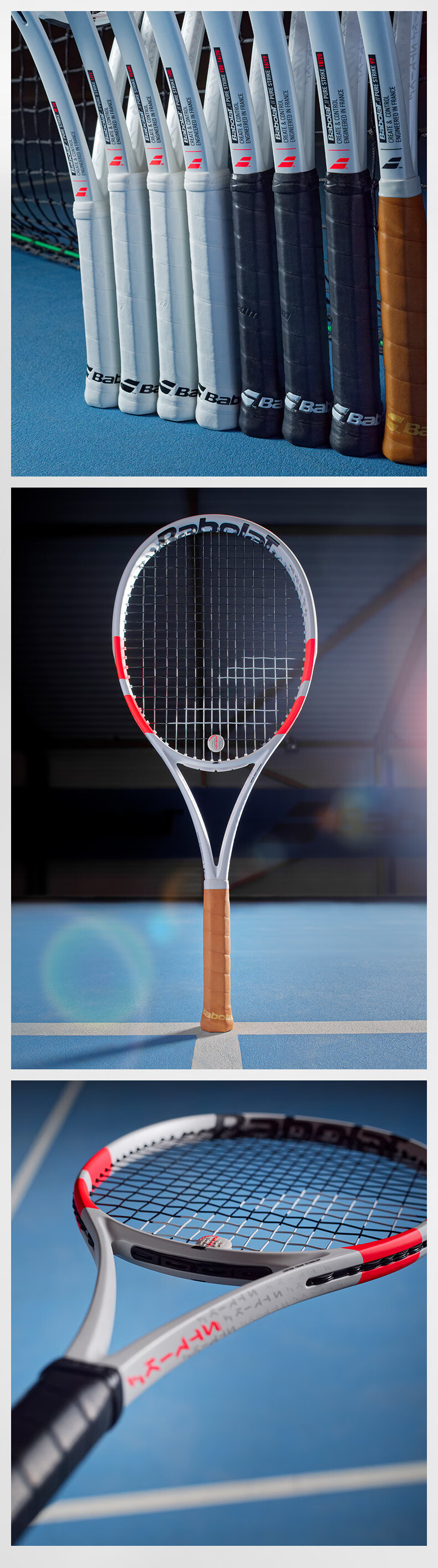 Babolat Pure Strike Full Carbon Professional PS Tennis Racket Tim Nori Edition [Pre-Strung] 10