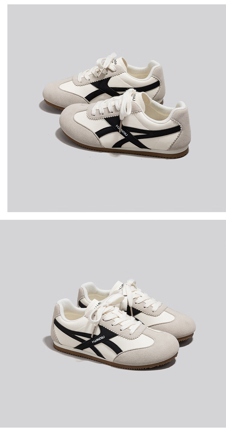 Global Black German Training Shoes Niche Design Casual Sneakers 2026 Spring New Campus Versatile Lightweight Women's Shoes 14