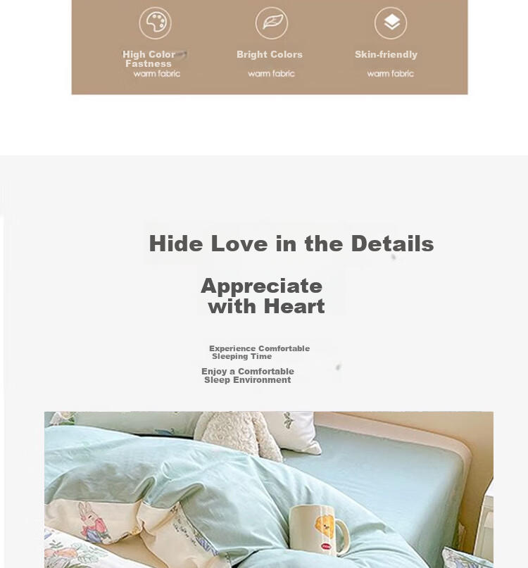 Nanjiren Pure Cotton Duvet Cover, 100% Cotton Bedding, for 1.5/1.8 Meter Bed, Home Use, 200*230cm Duvet Cover 13