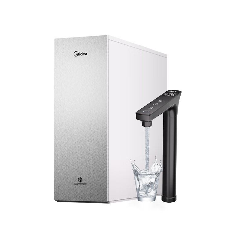 Midea Baize Max 1600G Water Purifier 0 Scale Inhibitor 6-Year Long-Lasting RO Reverse Osmosis Under-Sink Household Drinking Water Filter Top Flow Smart Touch Screen