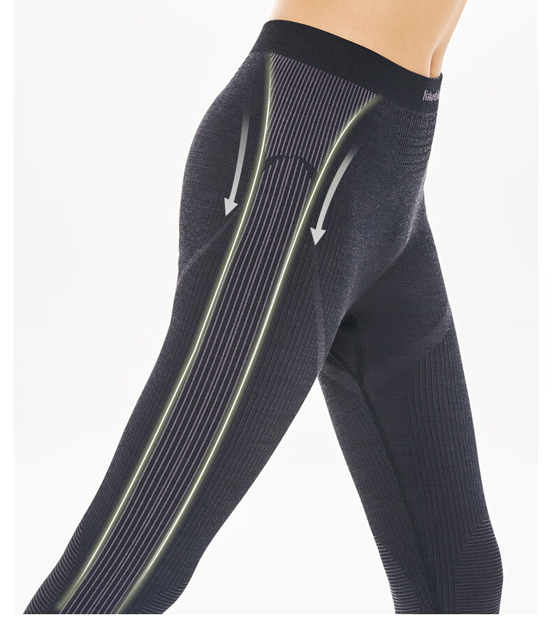 Naturehike Merino Wool Quick-Dry Outdoor Hiking Thermal Base Layer Set 2028 for Men and Women Skiing Top and Bottom 3