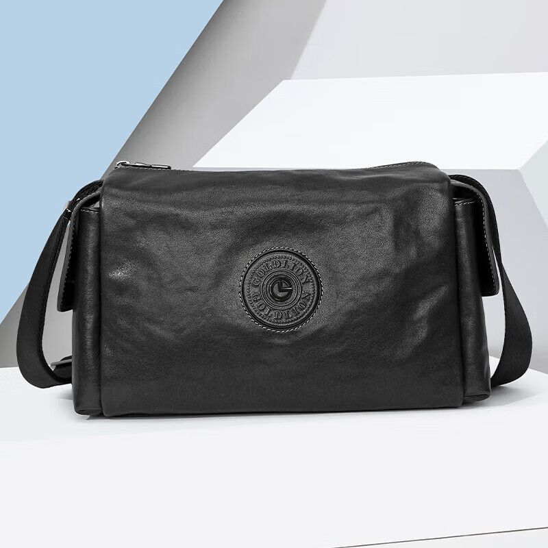 Goldlion Men's Crossbody Bag, Fashionable Men's Handbag, Large Capacity Shoulder Bag, Birthday Gift