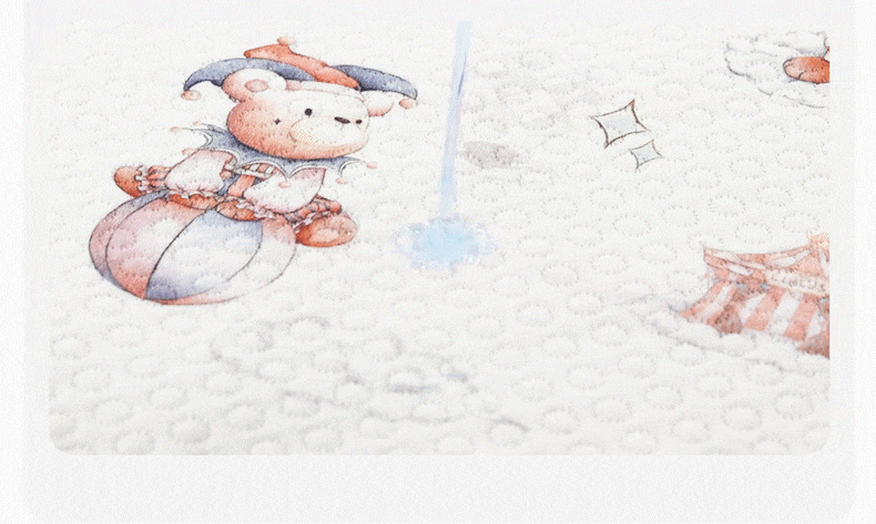 Tongkui Baby Washable Waterproof Breathable Cotton Large Diaper Pad Maternity Menstrual Mat Star Dream Bear 50x70cm 11