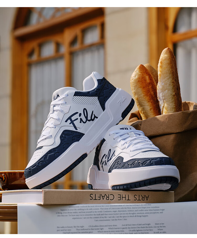 FILA Official [Yi Yangqianxi Edition] Men's Retro Square Casual Sneakers 30