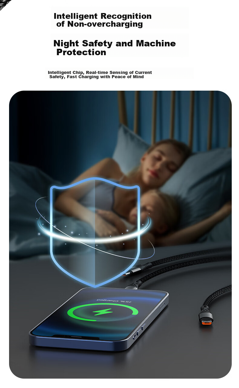 Smorss Three-In Charging Cable PD65W, Apple Watch Charger with Two-In Data Cable, Compatible with IPhone 17/16/15/14/iWatch S9/8/SE/Ultra, Magnetic Connectio 8