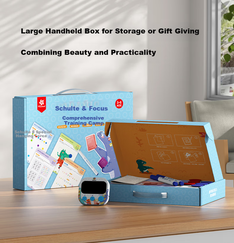 Pinwheel Shurtle Grid Concentration Training Set for Ages 3-6, Attention Booster Educational Toy Shurtle Low Level 10